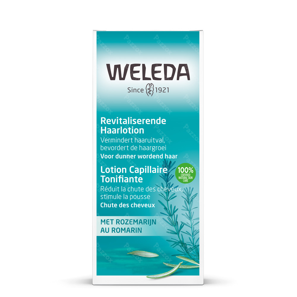 Weleda Revitaliserende Haarlotion Met Rozemarijn Haargroei 100ml