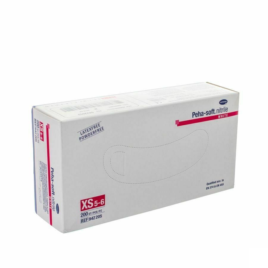Peha Soft Handschoen Nitrile Wit Xs 200 9422056