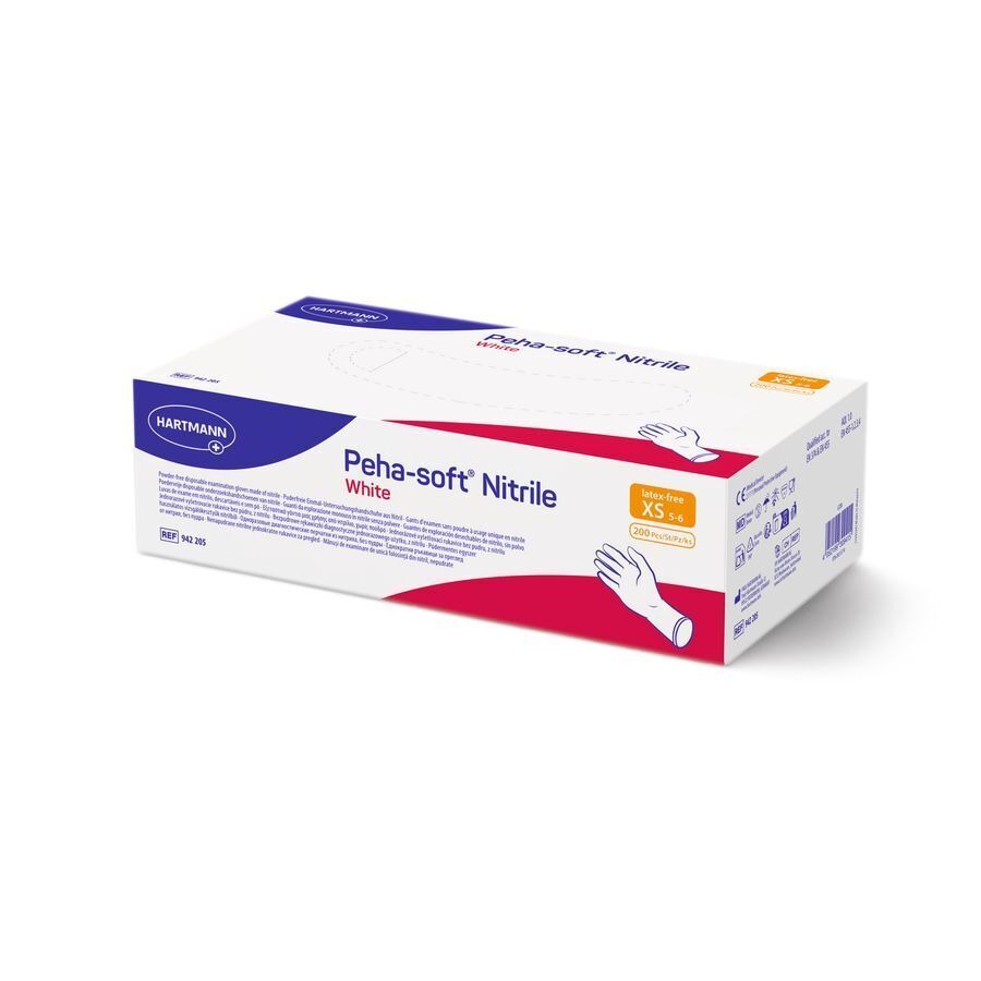 Peha Soft Handschoen Nitrile Wit Xs 200 9422056