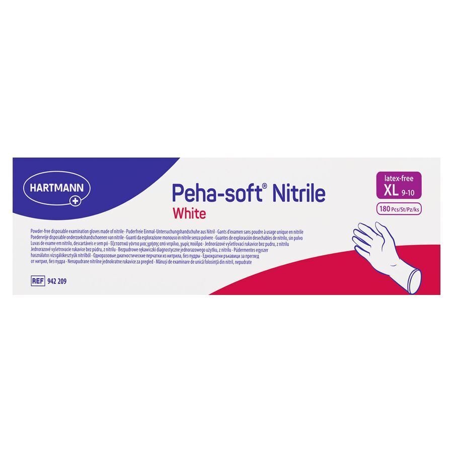 Peha Soft Handschoen Nitrile Wit Xl 180 9422096