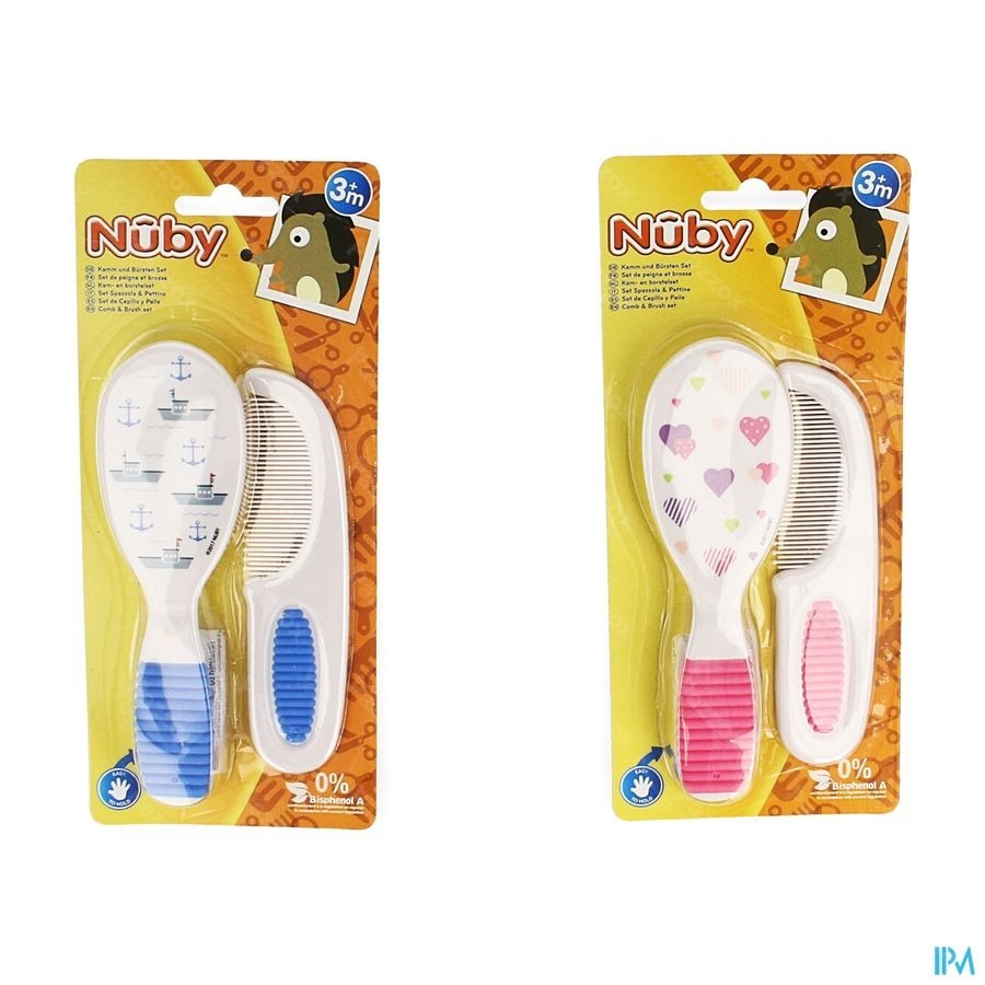 Voetzool gemakkelijk te kwetsen Te Nûby Kam & Borstel Set - 3m+ kopen - Pazzox, online apotheek