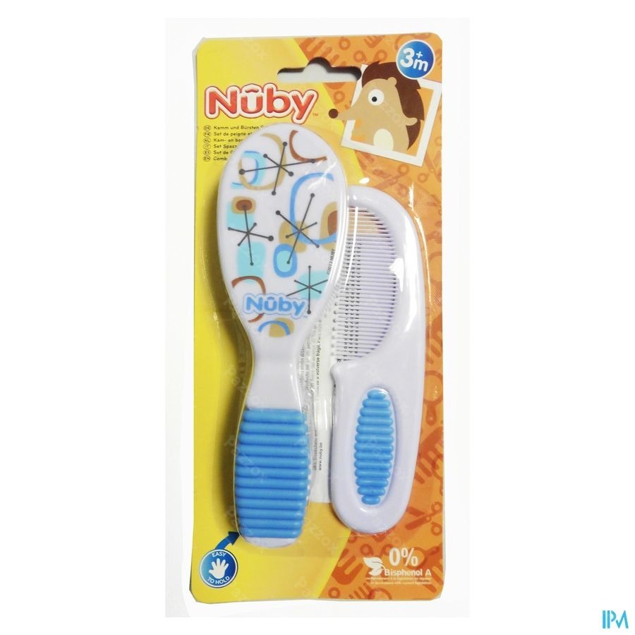 Nûby Kam & Borstel Set - 3m+