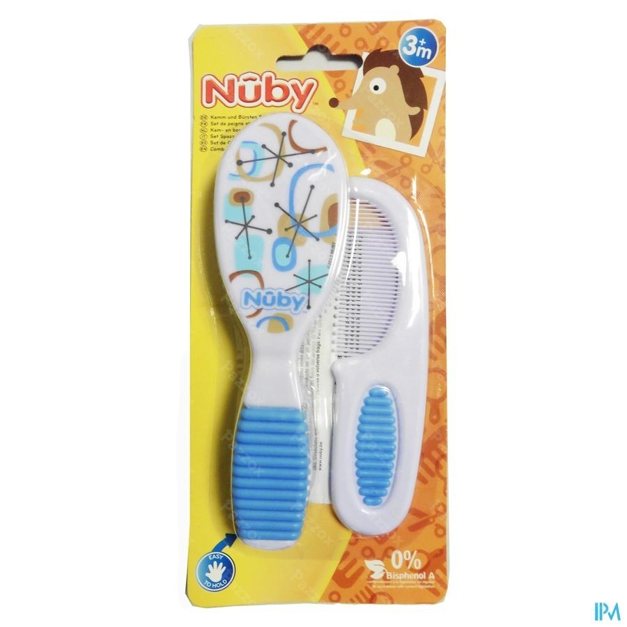 Nûby Kam & Borstel Set - 3m+