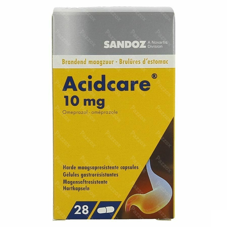 Acidcare 10mg Sandoz Caps Maagsapres 28 X 10mg