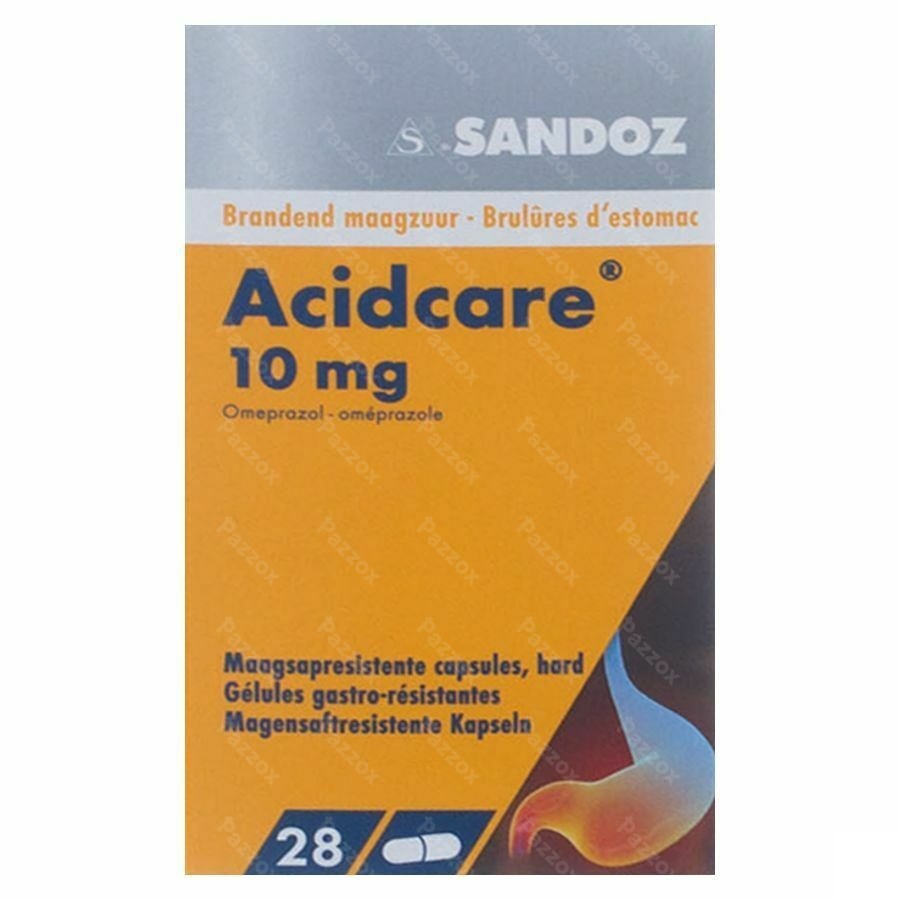 Acidcare 10mg Sandoz Caps Maagsapres 28 X 10mg
