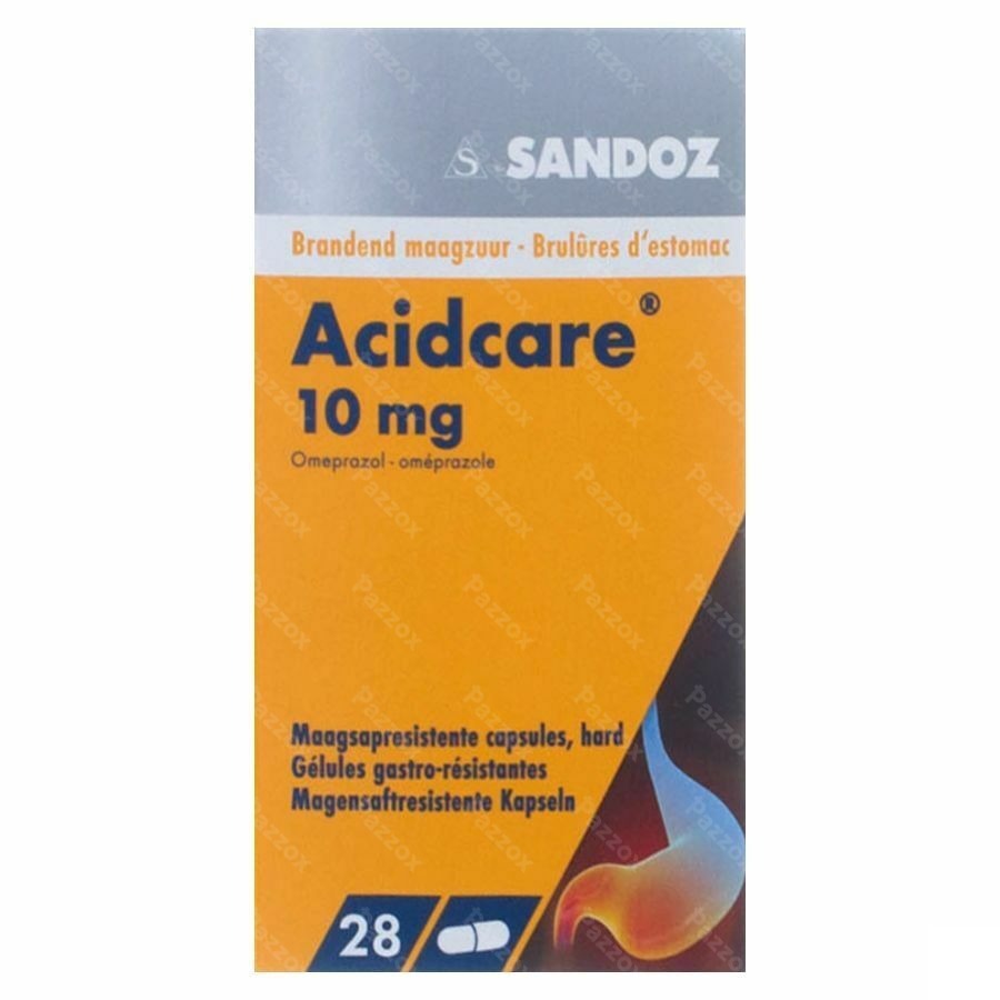 Acidcare 10mg Sandoz Caps Maagsapres 28 X 10mg