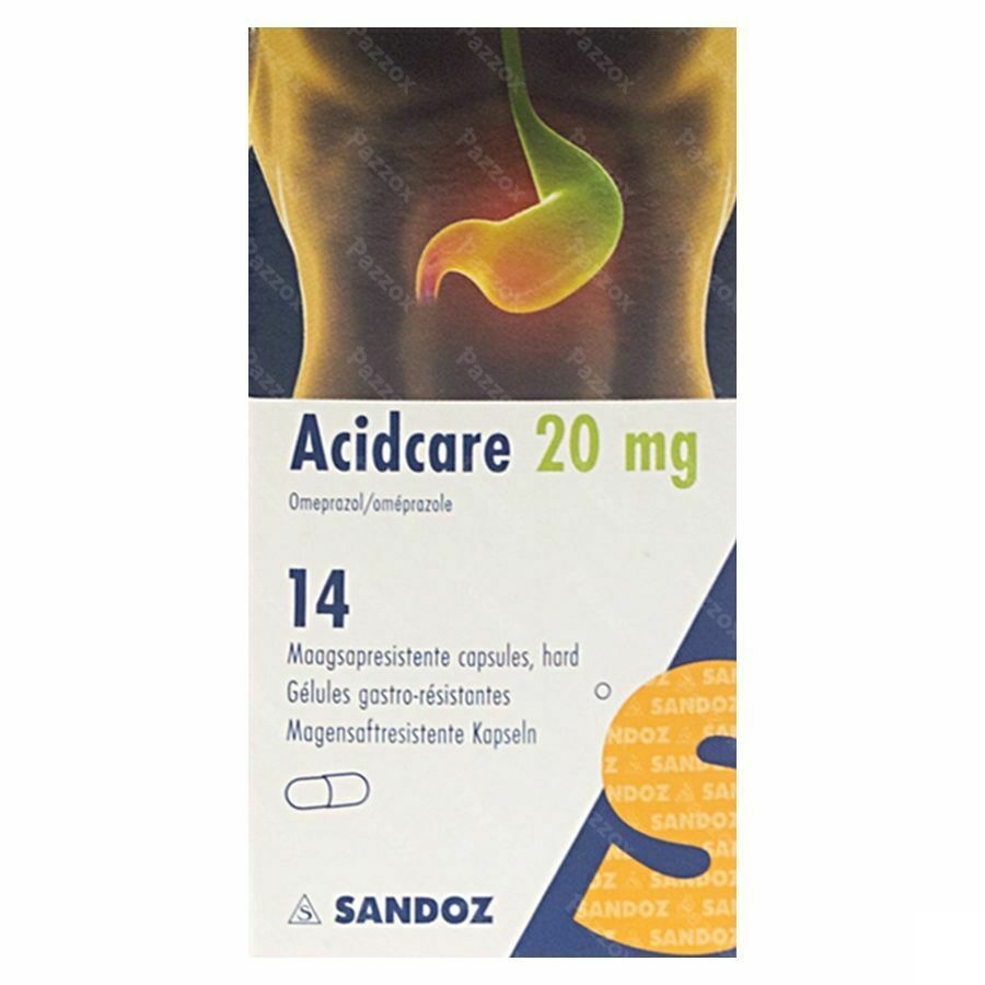 Acidcare 20mg Sandoz Caps Maagsapres 14 X 20mg