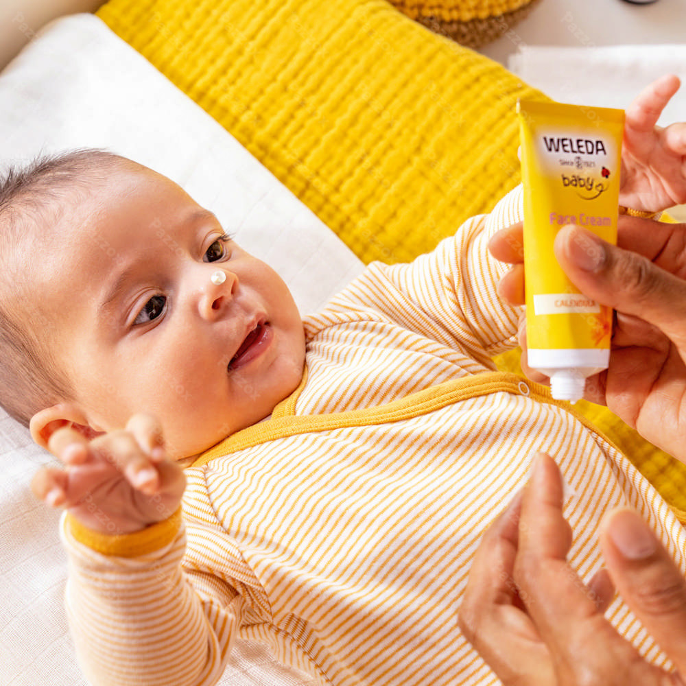Weleda Calendula Baby Gezichtscreme Tube 50ml