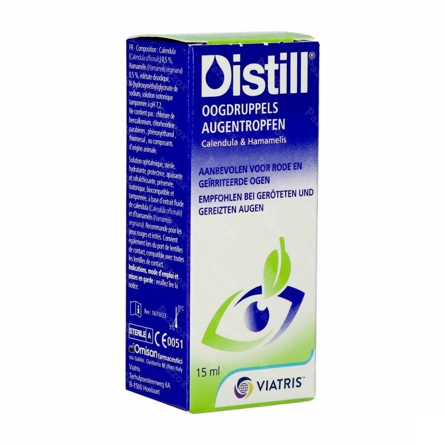 Distill Geïrriteerde Ogen Oogdruppels 15ml