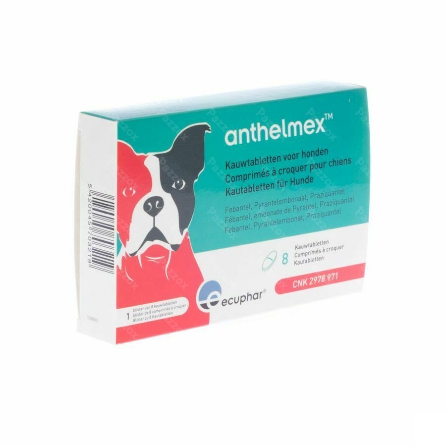 Anthelmex Hond 8 Kauwtabletten
