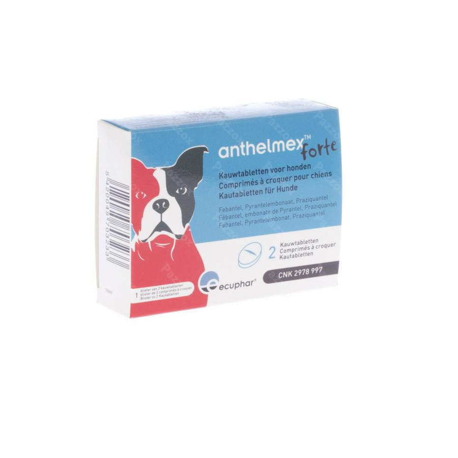 Anthelmex Forte Kauwtabl. Hond 2