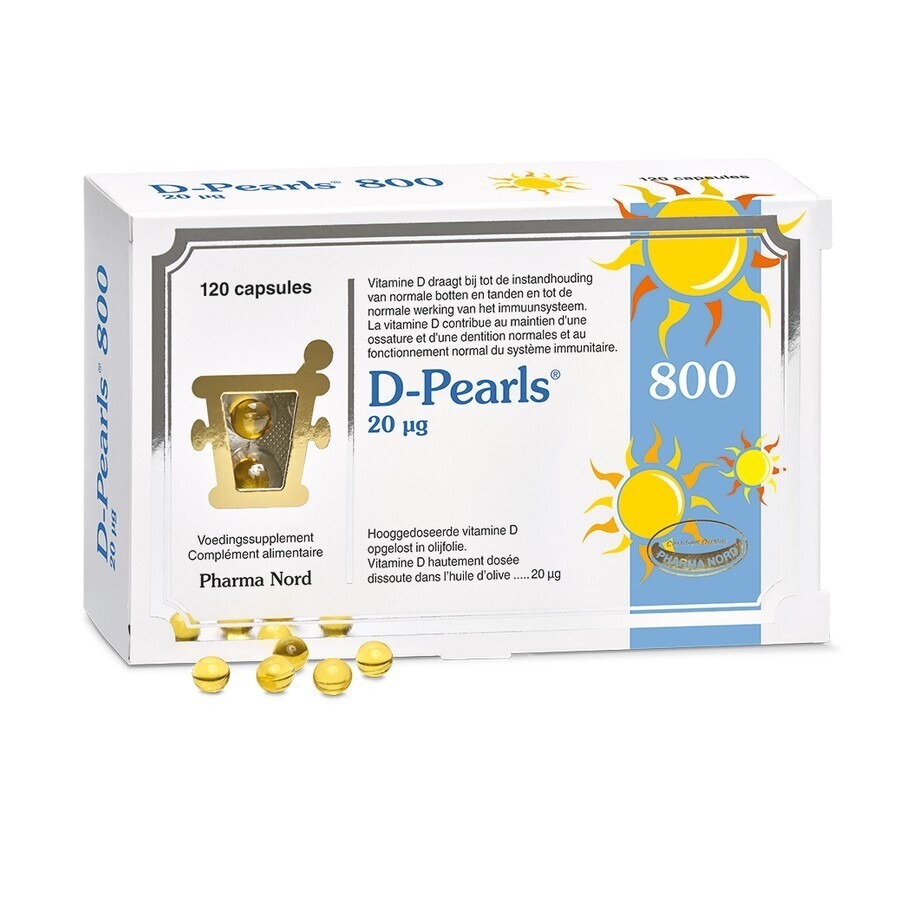 Pharma Nord D-Pearls 800 IU 120 Capsules