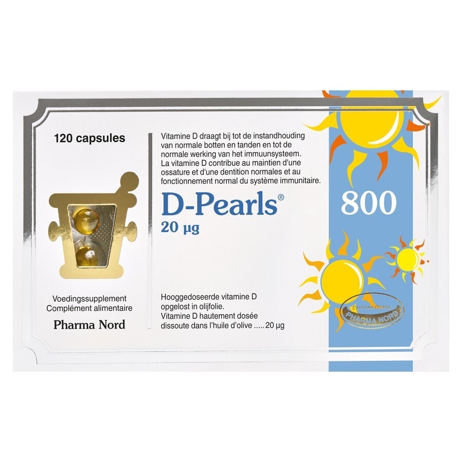 Pharma Nord D-Pearls 800 IU 120 Capsules