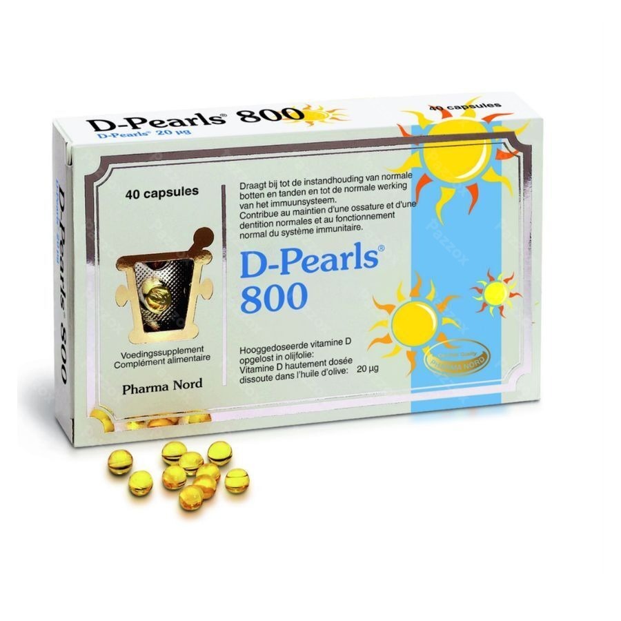 Pharma Nord D-Pearls 800 IU 40 Capsules