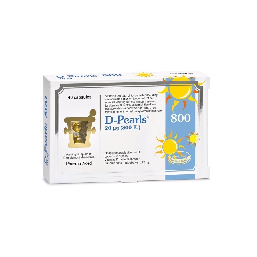 Pharma Nord D-Pearls 800 IU 40 Capsules