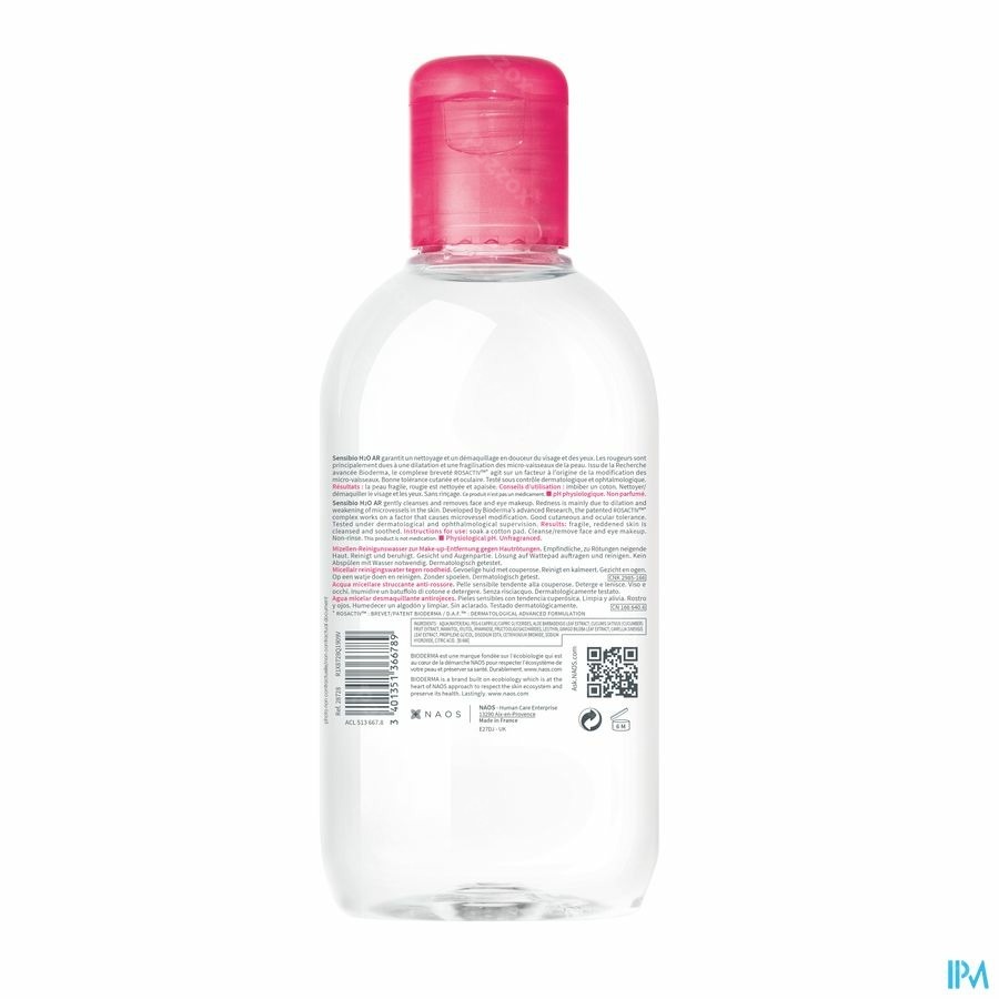Bioderma Sensibio H20 AR Micellair Reinigingswater 250ml