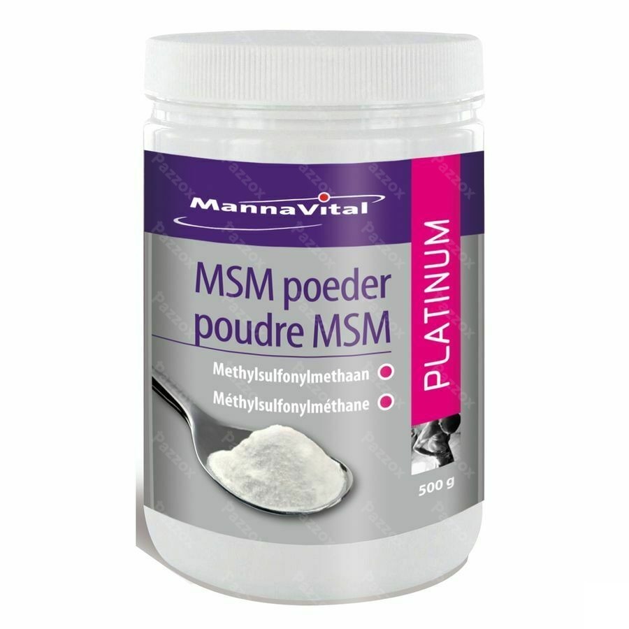 Msm Poeder Platinum 500 Gr