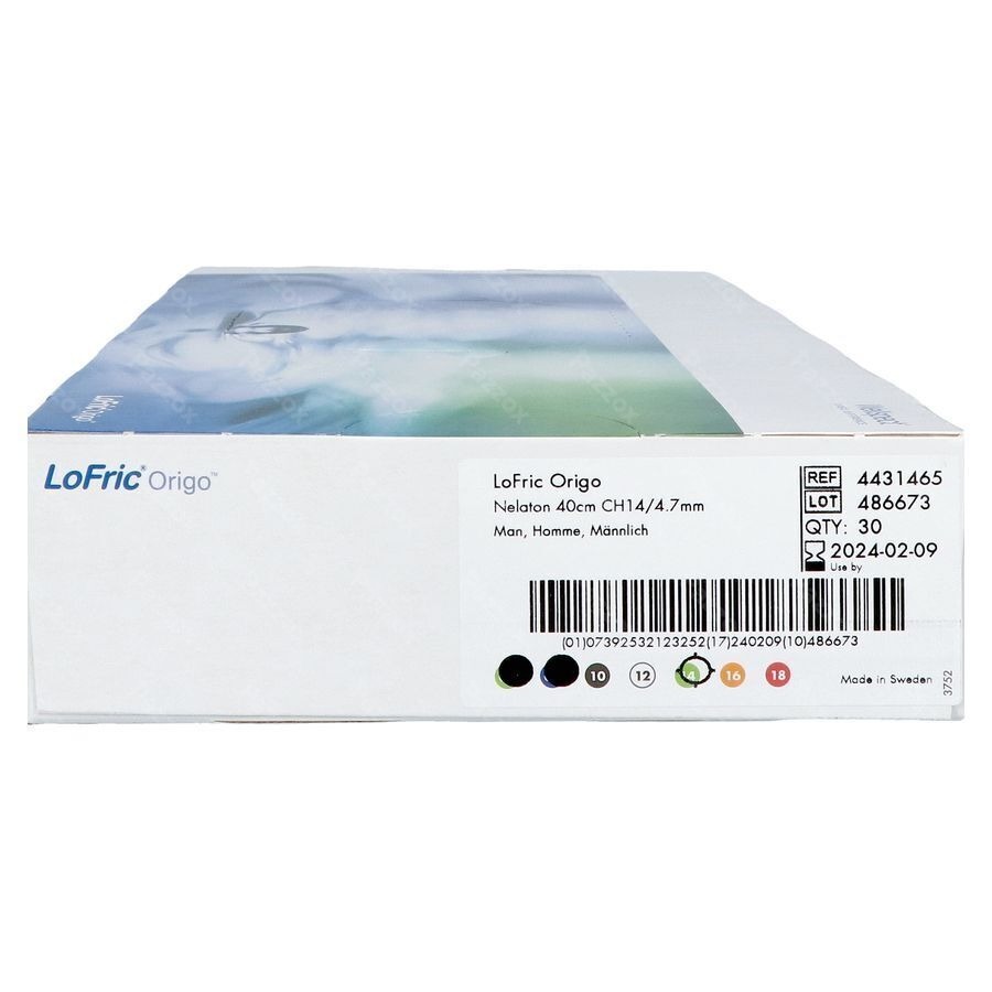 Lofric Origo Nelaton Pobe+zoutopl. Ch14 40cm 30