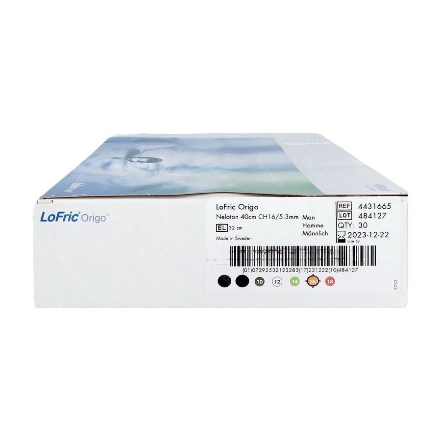 Lofric Origo Nelaton Pobe+zoutopl. Ch16 40cm 30