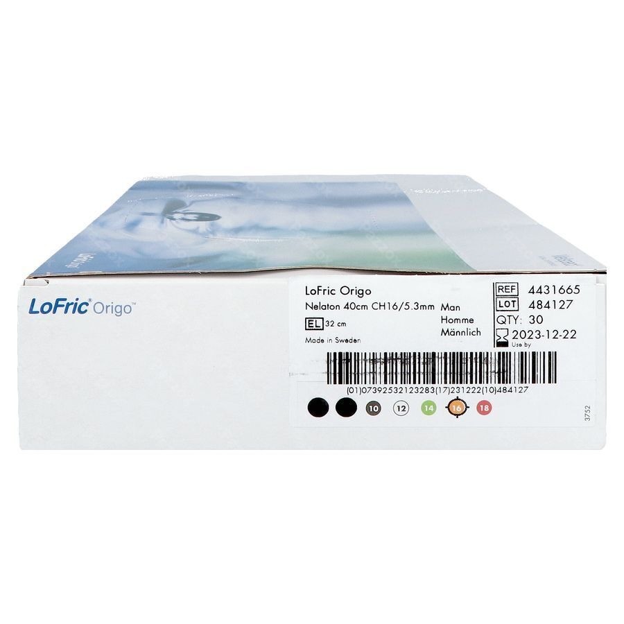 Lofric Origo Nelaton Pobe+zoutopl. Ch16 40cm 30