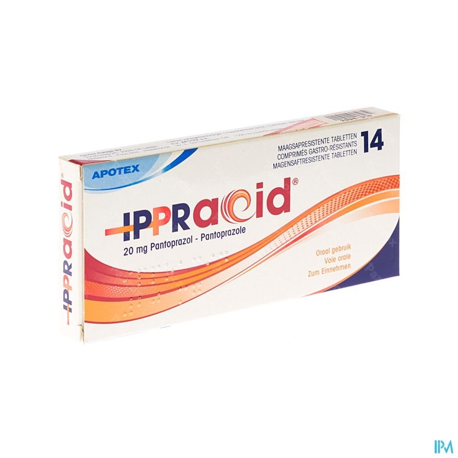 Ippracid 20mg Maagsapresist Tabl 14