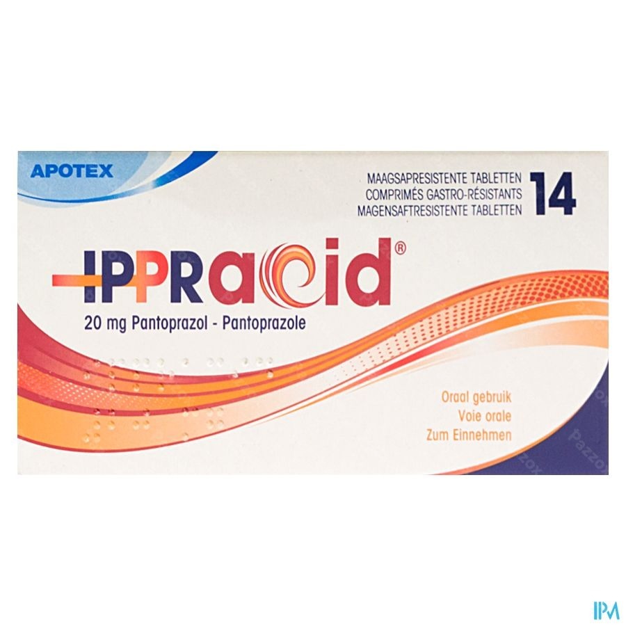 Ippracid 20mg Maagsapresist Tabl 14