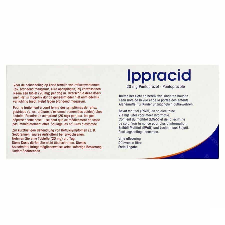 Ippracid 20mg Maagsapresist Tabl 14