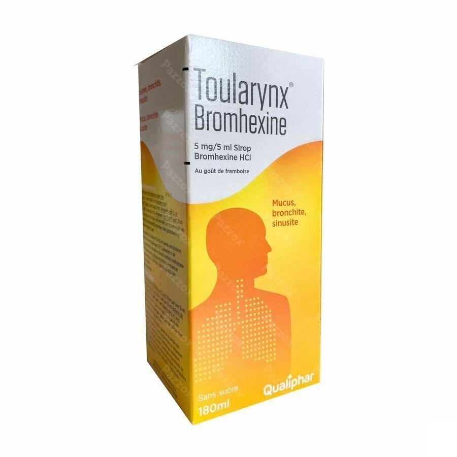 Toularynx Bromhexine Slijmhoest Siroop 180ml