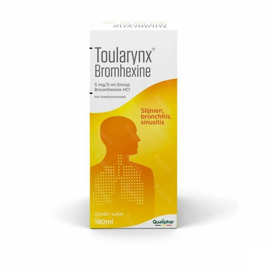 Toularynx Bromhexine Slijmhoest Siroop 180ml