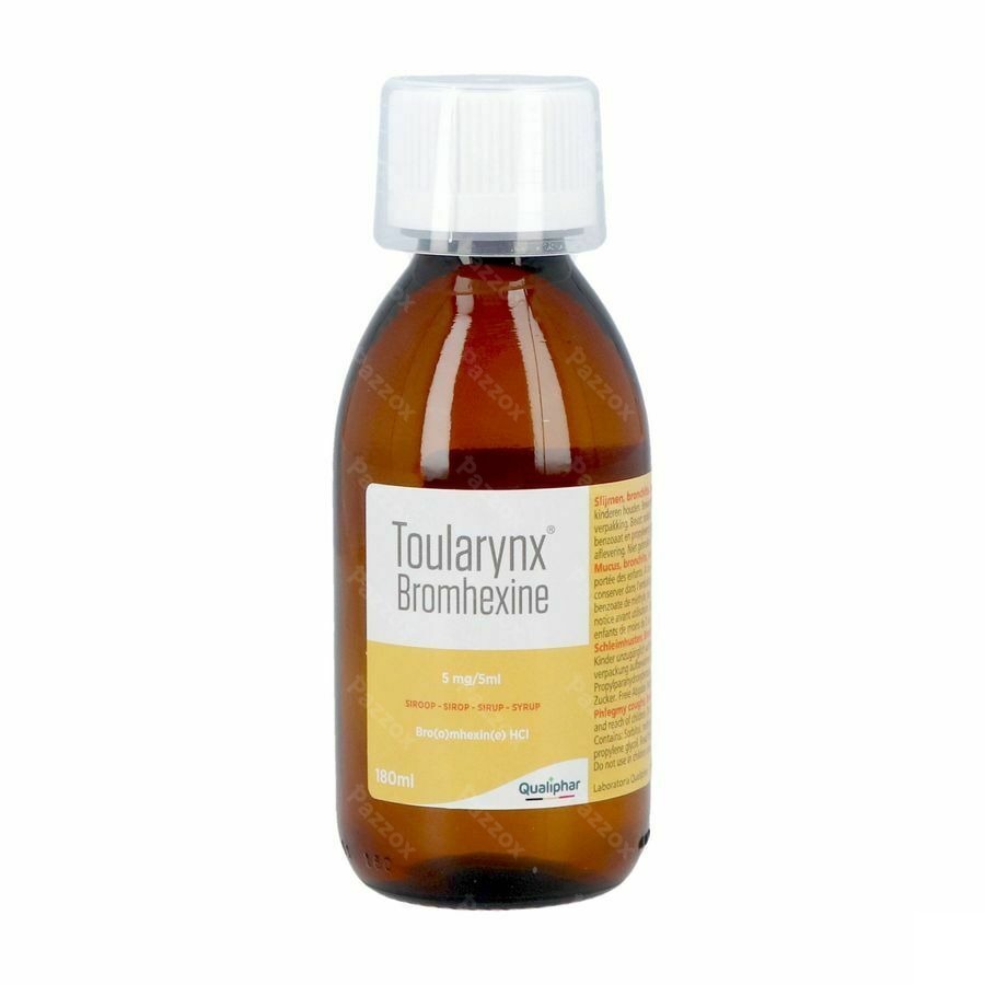 Toularynx Bromhexine Slijmhoest Siroop 180ml