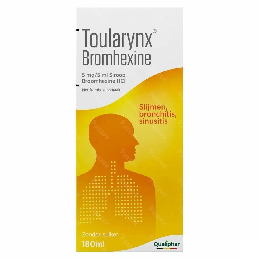 Toularynx Bromhexine Slijmhoest Siroop 180ml