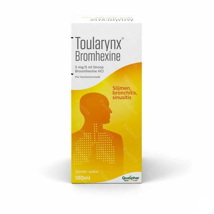Toularynx Bromhexine Slijmhoest Siroop 180ml