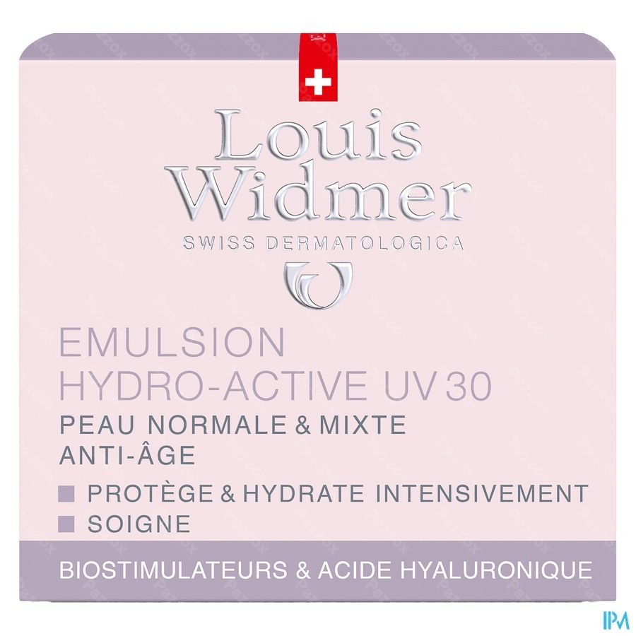 Louis Widmer Dagemulsie Hydro-active UV30 Geparfumeerd 50ml