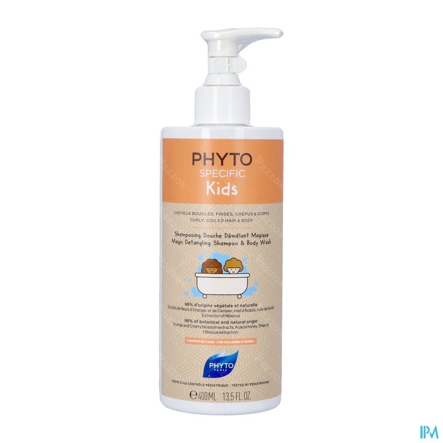 Phytospecific Kids Ontwarrende Shampoo Pompfles 400ml