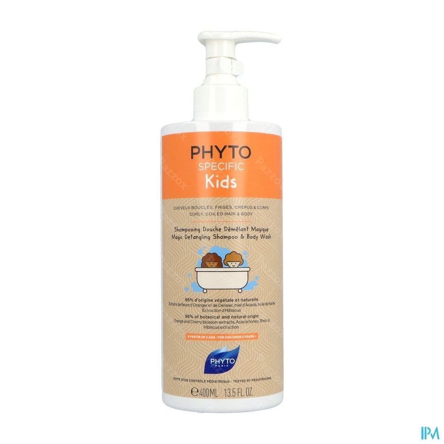 Phytospecific Kids Ontwarrende Shampoo Pompfles 400ml