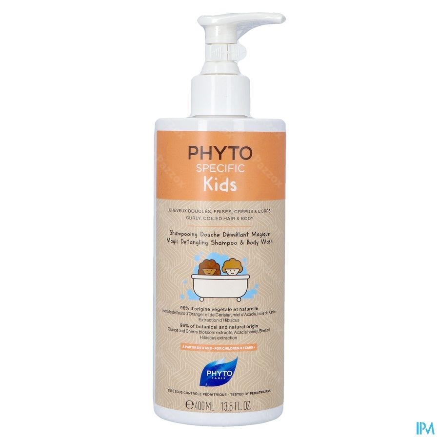 Phytospecific Kids Ontwarrende Shampoo Pompfles 400ml