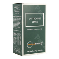 L-tyrosine Natural Energy 500mg Caps 60