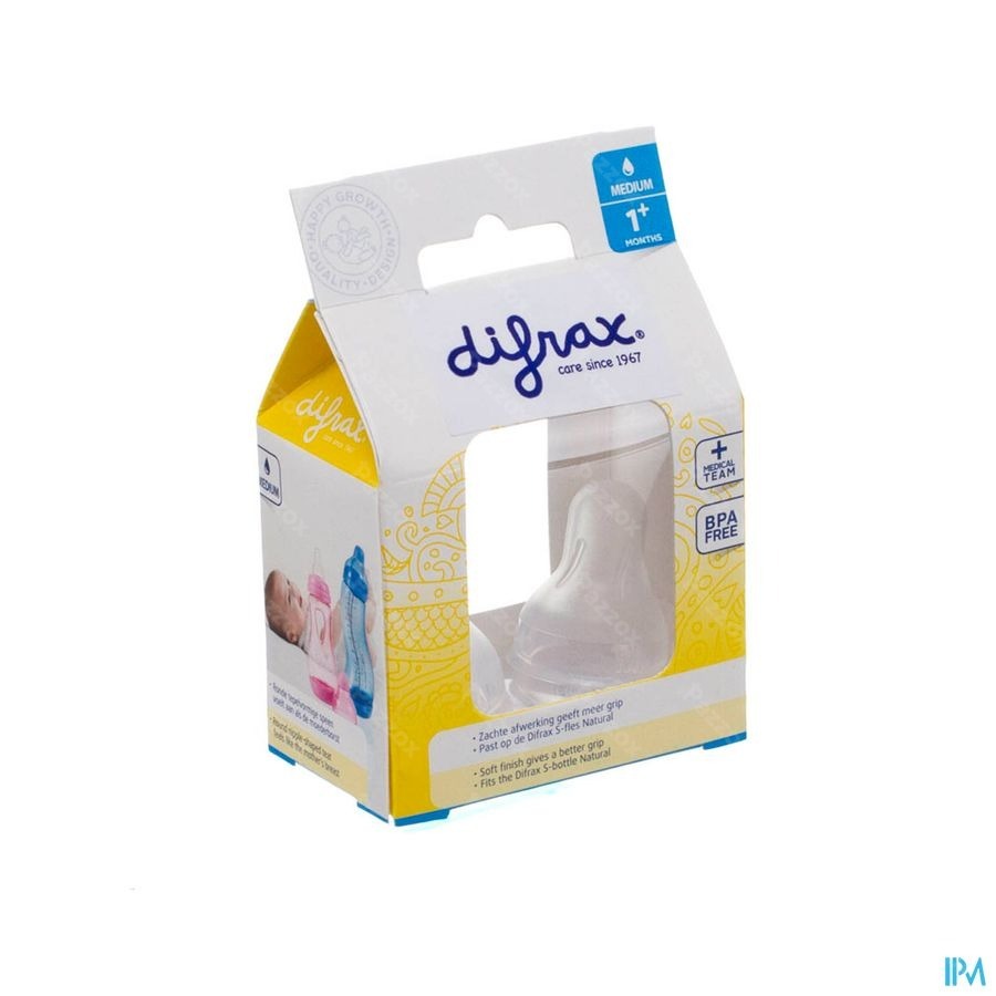 Difrax Flessenspeen Natural Medium 672
