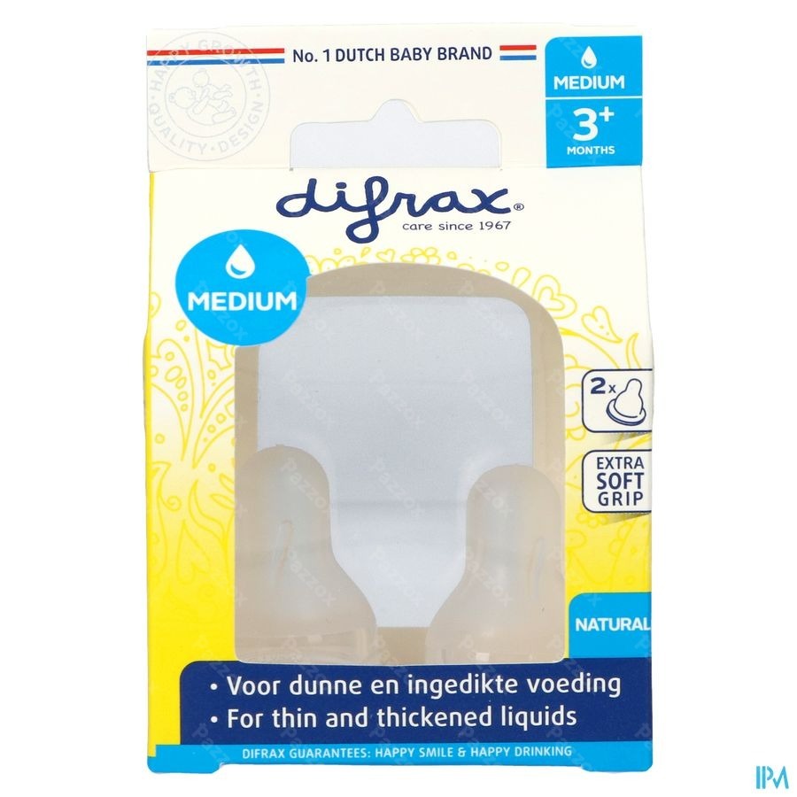 Difrax Flessenspeen Natural Medium 672