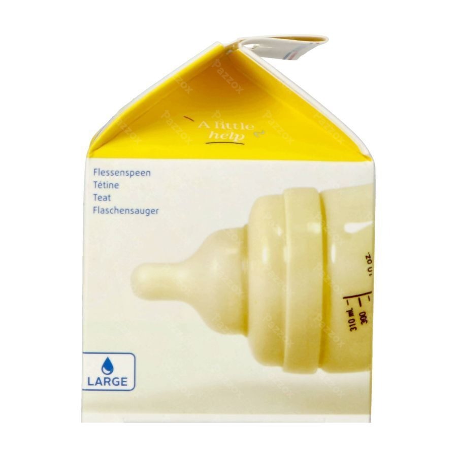 Difrax Flessenspeen Natural Wide Large 678