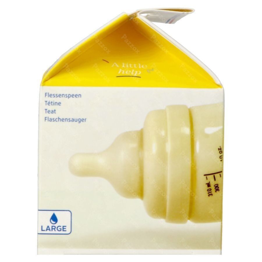 Difrax Flessenspeen Natural Wide Large 678
