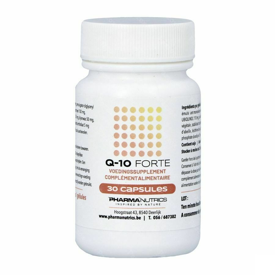 Q10 Forte Caps 30x100mg Pharmanutrics