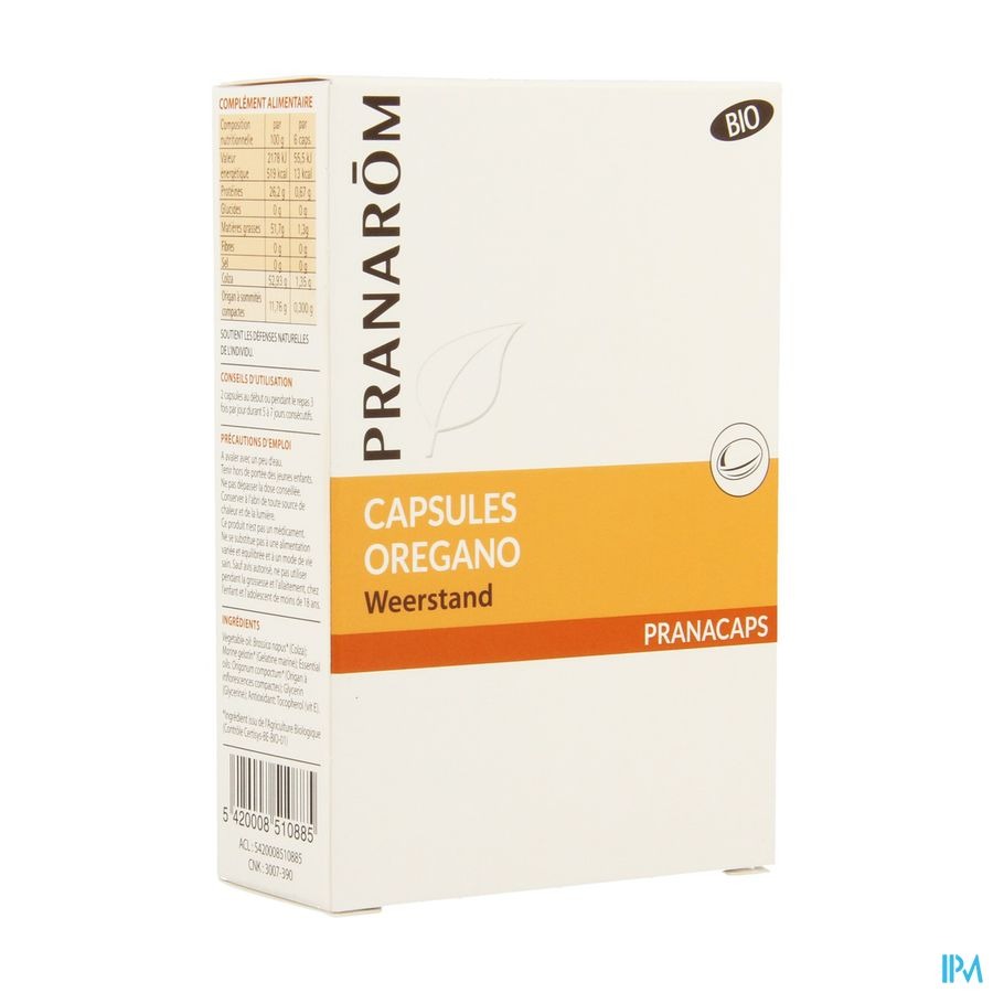 Oregano Bio Blister Caps 2x15 Pranarom