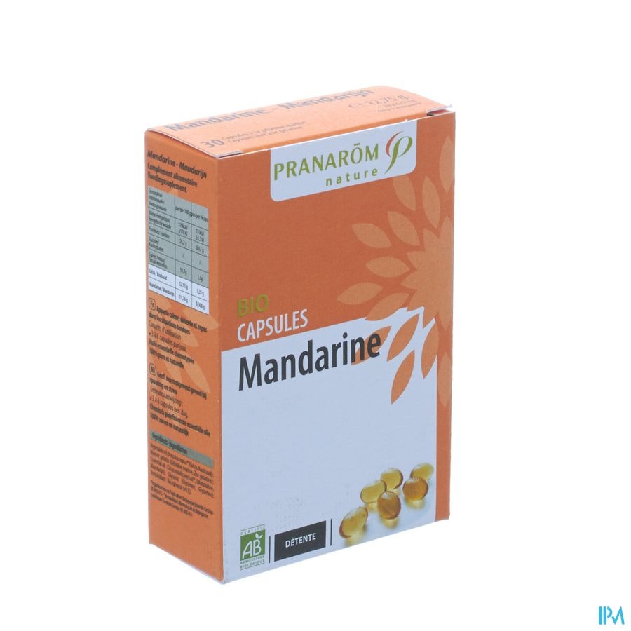 Mandarijn Bio Blister Caps 2x15 Pranarom