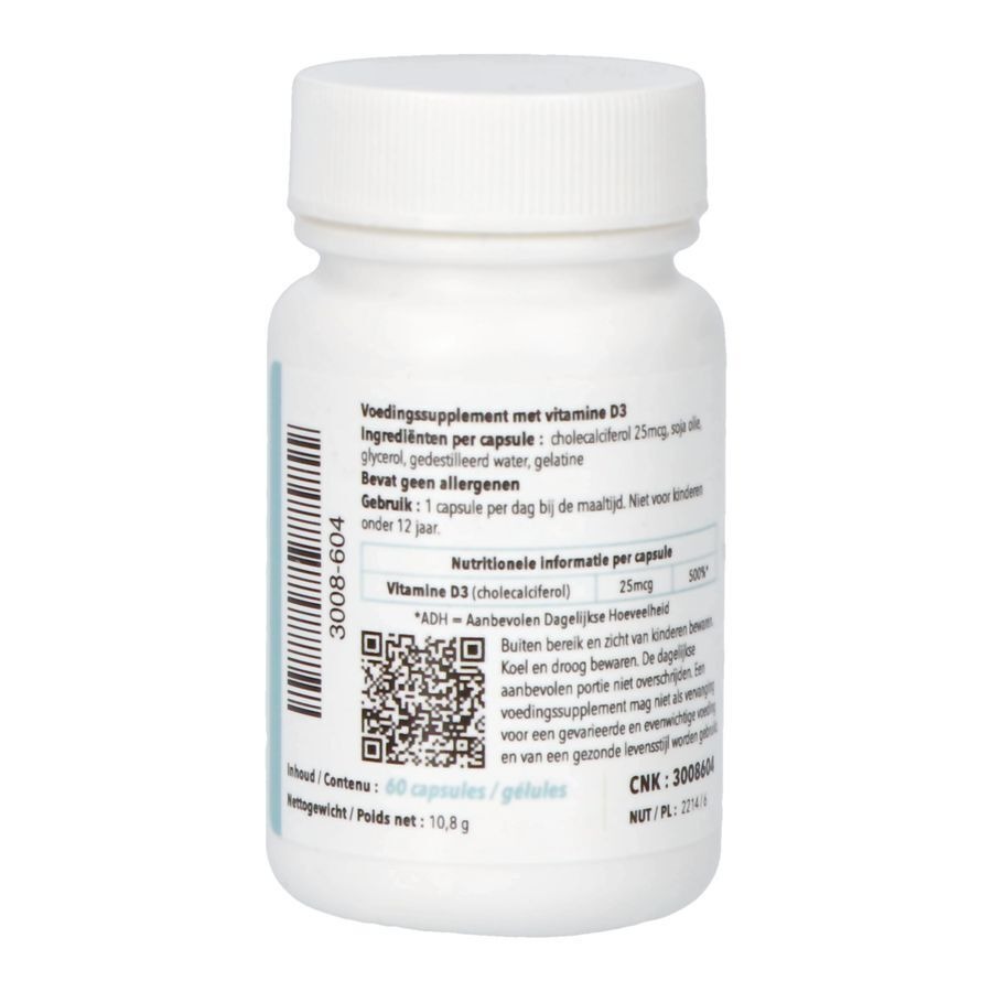 Vit D3 Caps 60 Pharmanutrics