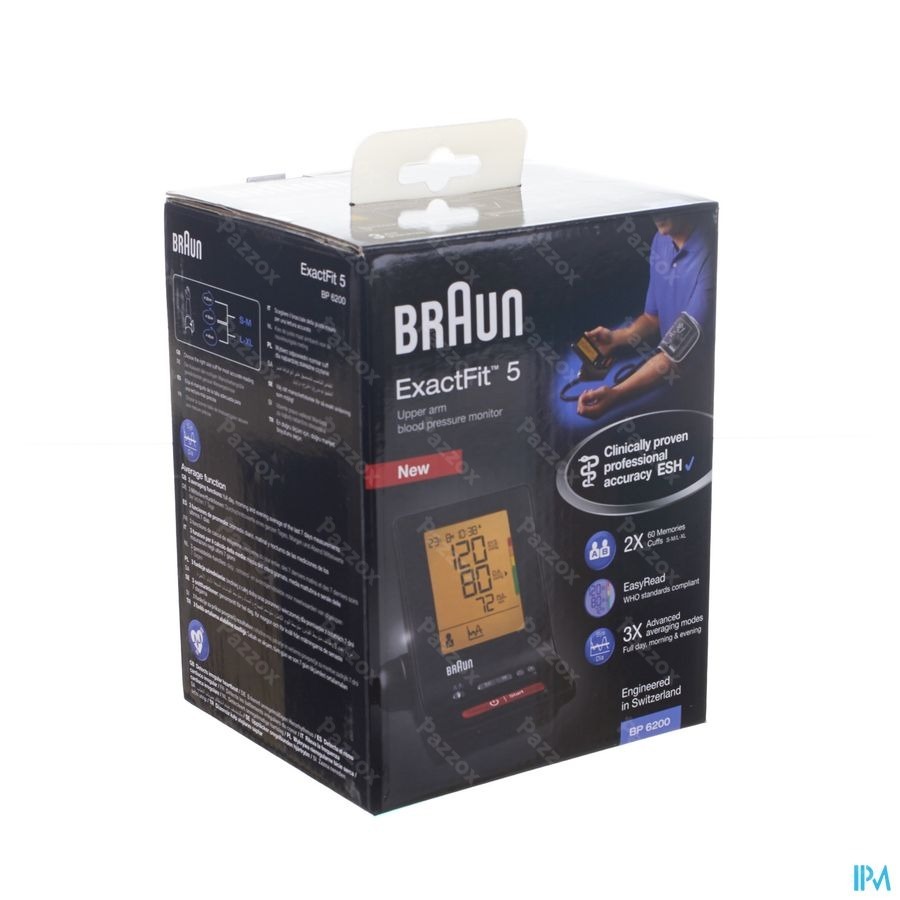 Bloeddrukmeter Braun Bp6200 Exact Fit Tm5