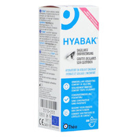 Hyabak 0,15% Oogdruppels Hyaluron Nf 10ml