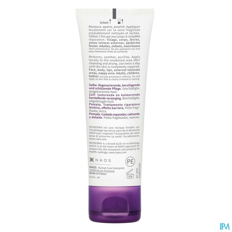 Bioderma Cicabio Verzorgende Herstellende Zalf 40ml