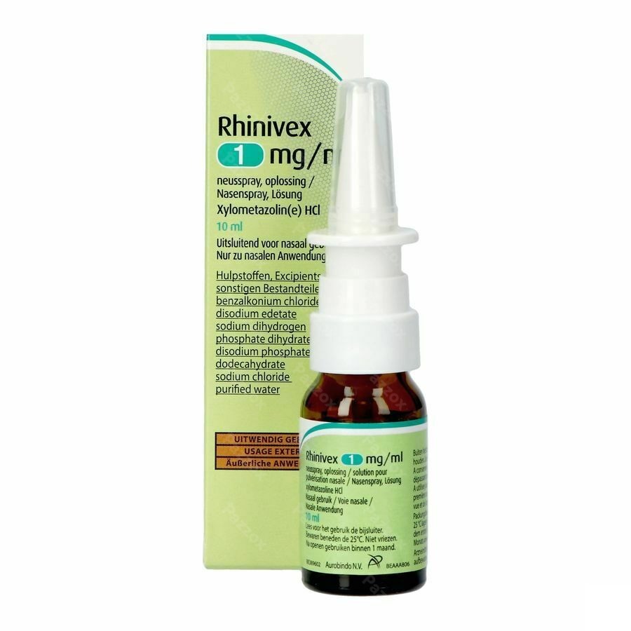 Rhinivex 1mg/ml Neusspray Opl 10ml