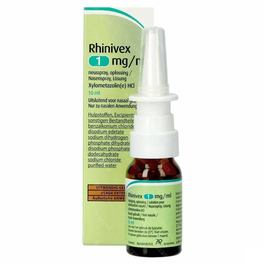 Rhinivex 1mg/ml Neusspray Opl 10ml